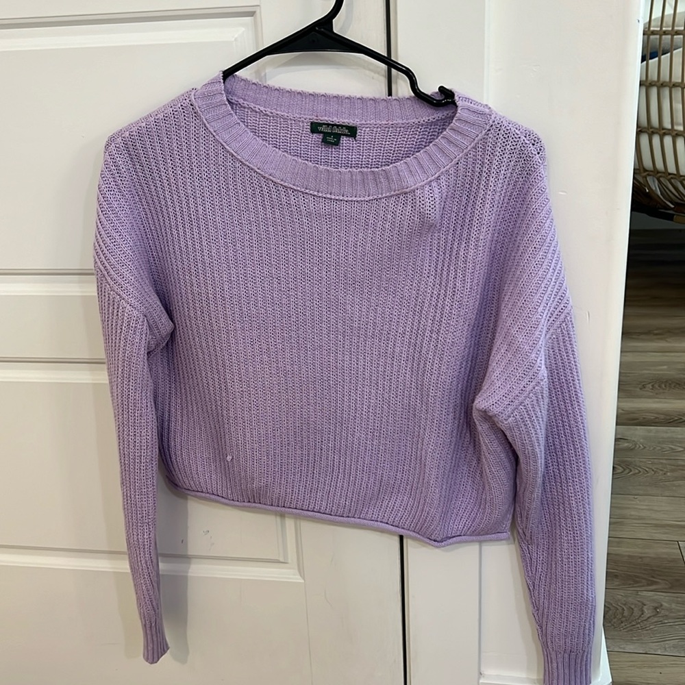 Crop sweater